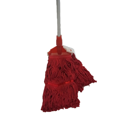 Mop Cotton 350 Gr "COLOR RED" Complete